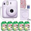 Fujifilm Instax Mini 12 Camera Bundle & Film Pack