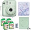 Fujifilm Instax Mini 12 Camera Mint Green Bundle