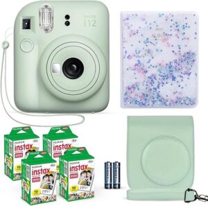Fujifilm Instax Mini 12 Camera Mint Green Bundle