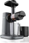 Amazon Renewed JC151 NeverClog Cold Press Juicer, Charcoal