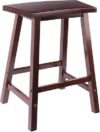 Winsome Katashi Fan Shape Counter Stool, Walnut
