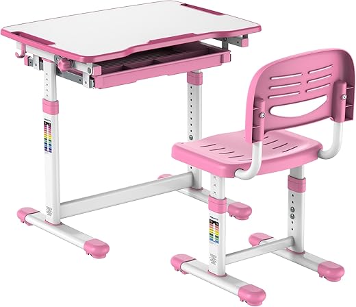 Mount-It! Kids Desk And Chair Set, Height Adjustable