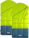 Coleman Kompact Big & Tall Contour Sleeping Bag (2 Pack)