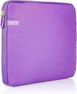 Amazon Basics Laptop Sleeve, Protective Case - Purple