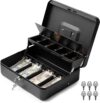 Volcora Large Cash Box With Key Lock