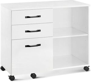 VASAGLE Lateral File Cabinet With 3 Drawers