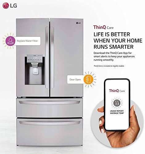 LG 28 Cu.ft. Smart Wi-fi French Door Refrigerator - Image 5