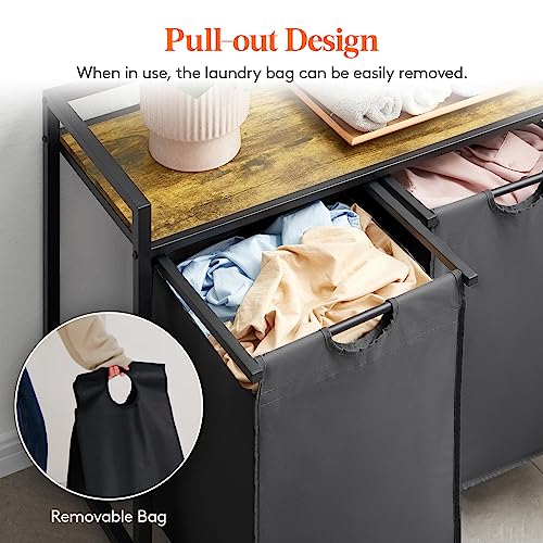 Lifewit Laundry Hamper 4 Section, 168L Organizer - Image 2