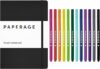 PAPERAGE Lined Journal Notebook & Fine Point Pens Bundle