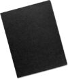 Fellowes Linen Texture Presentation Covers, Black (52115)