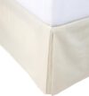 Vera Wang Love Knots Woven Rib Stripe Bedskirt