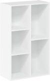 Furinno Luder 5-Cube White Bookcase Storage