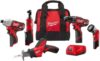Milwaukee M12 12V Cordless 5-Tool Combo Kit