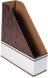 Fellowes Magazine File 07224, Woodgrain/White