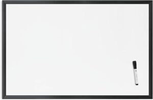 U Brands Magnetic Dry-Erase Board, Black Frame (311U00-01)