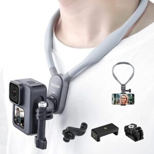 TELESIN Magnetic Neck Mount With Phone Clip