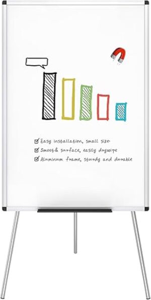 VIZ-PRO Magnetic Portable Easel Dry Erase Board
