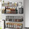 DTUQYX Magnetic Spice Rack With Towel Holder