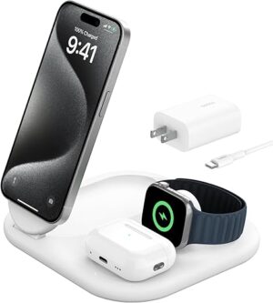 Belkin MagSafe-Compatible 3-in-1 Foldable Charger