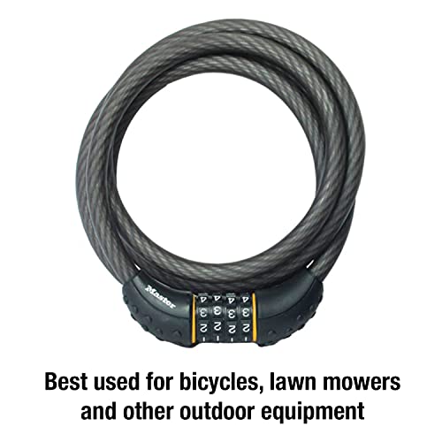 Master Lock Cable Lock, Set Your Own Combination, 8122D - Image 3