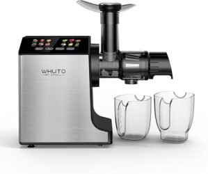 Whuto Masticating Juicer Machine, Touch Screen