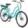 Schwinn Mendocino Electric Cruiser Bike, 20 MPH