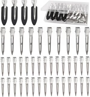 Dgeclr Metal Duck Billed Pin Curl Clips