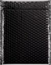 Aviditi Metallic Self-Seal Bubble Mailers, Black