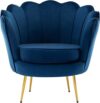 DAGONHIL Mid Century Modern Velvet Accent Chair