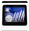 EUHOMY Mini Portable Countertop Dishwasher With 6 Modes