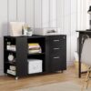 YITAHOME Mobile Wood File Cabinet, 3 Drawer