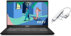 msi Modern 14" FHD Laptop, i5-1155G7, 16GB RAM, 512GB SSD