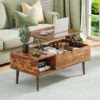 OLIXIS Modern Lift Top Coffee Table With Storage