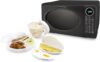 Nostalgia Modern Retro Countertop Microwave Oven Bundle