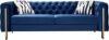 LOPOO Modern Tufted Velvet Sofa, 84.25” W