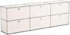 ARVORA Modern White Storage Cabinet Organizer