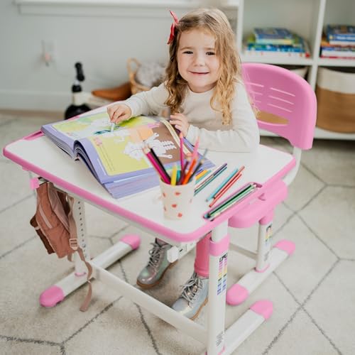 Mount-It! Kids Desk And Chair Set, Height Adjustable - Image 5