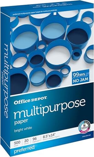 Office Depot Multi-Use Printer & Copy Paper, Legal Size