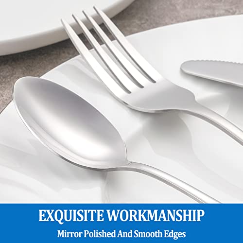 MUTNITT Forks And Spoons Silverware Set, Stainless Steel - Image 4
