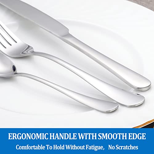 MUTNITT Forks And Spoons Silverware Set, Stainless Steel - Image 5