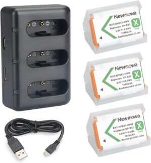 Newmowa Newmowa Replacement Battery Set NP-BX1