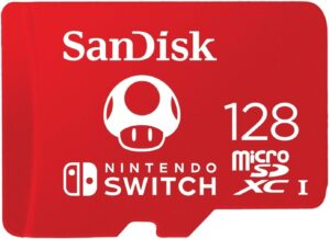 SanDisk Nintendo Switch 128GB MicroSDXC Card SDSQXAO-128G-GNCZN