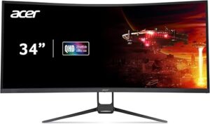 acer Nitro 34″ UWQHD Curved Gaming Monitor