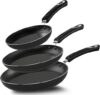 Utopia Kitchen Non-Stick Frying Pan Set, 3-Piece