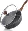 SENSARTE Nonstick Deep Frying Pan Skillet, Induction Compatible