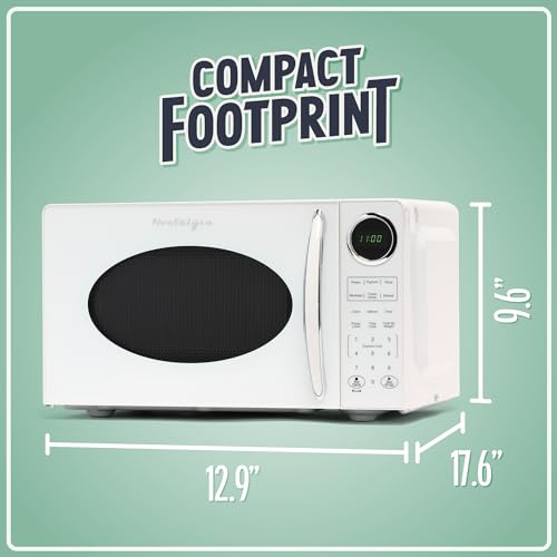 Nostalgia Modern Retro Countertop Microwave Oven, 900-Watt - Image 5