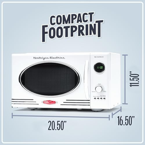Nostalgia Retro Countertop Microwave Oven, 800-Watt - Image 5