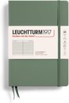 LEUCHTTURM1917 Notebook Hardcover A5 – Olive, Ruled