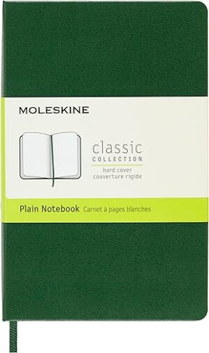 Moleskine Notebook, Pocket, Plain, Myrtle Green