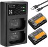 K&F Concept NP-FZ100 Battery & Dual Charger Set